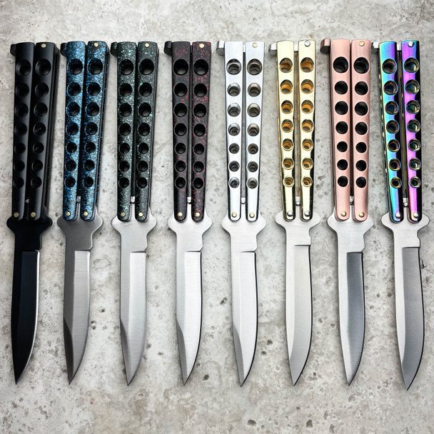 5.25" Closed Helix Butterfly Balisong Knife 5.25" Closed Helix Butterfly Balisong Knife