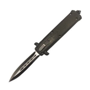 Nóż OTF 4.15INCH Dual Action stiletto nóż-Black