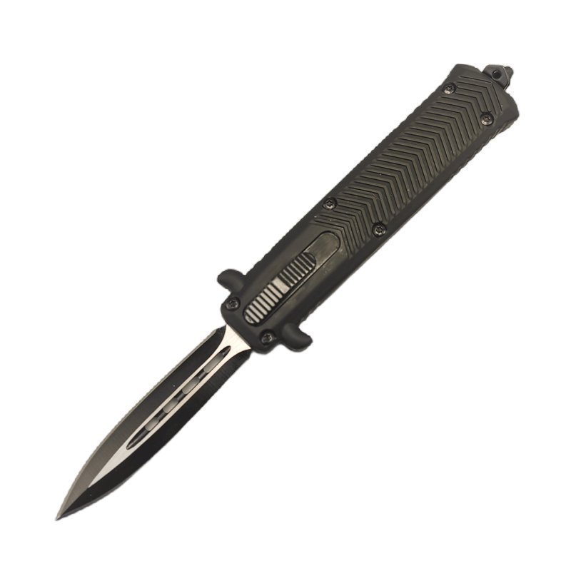 20240812161416.jpg Nóż OTF 4.15INCH Dual Action stiletto nóż-Black