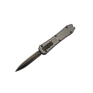 Mini nóż OTF 3.25″ kieszonkowy Mini Switchblade Nóż – Carbon Fiber