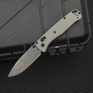 Nóż damasceński damasceński plain handle składany switchblade nóż