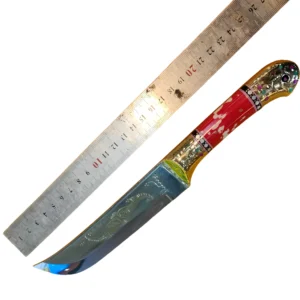 Nóż ze stałą głownią Fixed blade nóż 010