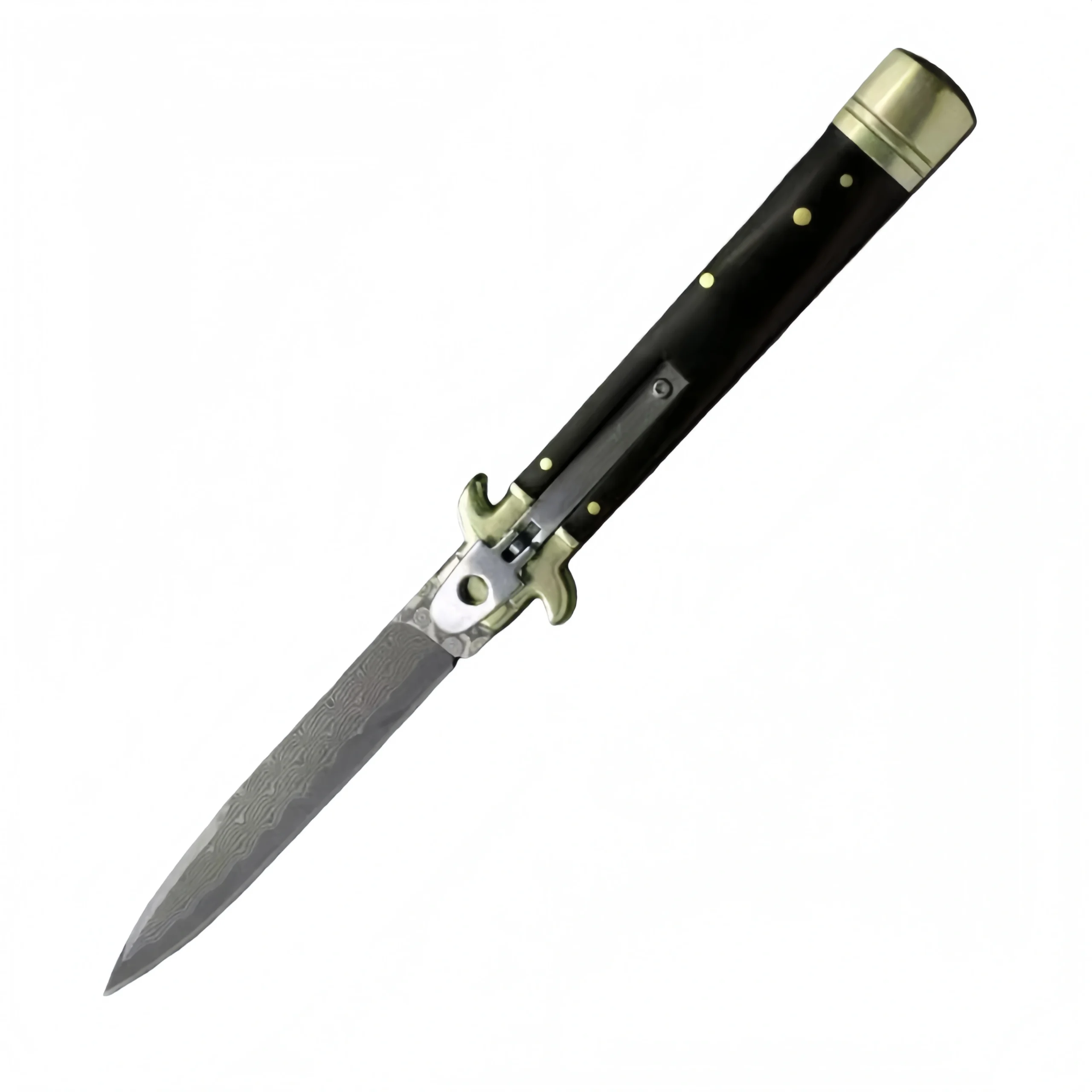 20251111170732_783_107-scaled-1.webp Nóż stiletto sprężynowy 9 Inch damasceński Steel Stiletto Nóż