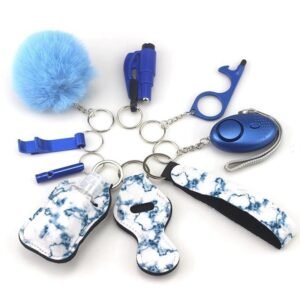 Brelok EDC Personal Defense Keychain Popular Self-Defense 10-Piece Set