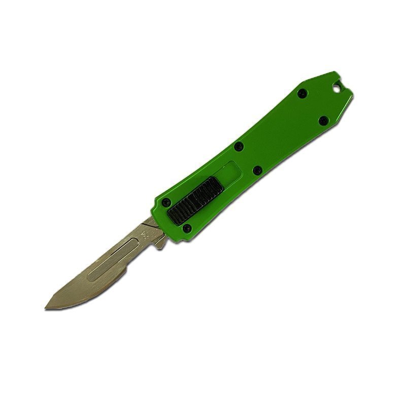 6-3.jpg Nóż do kartonów Scalpel użytkowy Nóż With 10 Blade Nóż Green Box Cutter