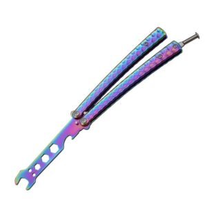 Trener noża motylkowego Wrench butterfly practice składany nóż CSGO butterfly tool training unbladed butterfly nóż tool