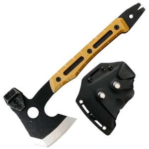 Siekiera OUTDOORS high hardness tactical axe ,multi-purpose outdoor camping axe ,fire rescue jungle adventure logging axe,self-defense