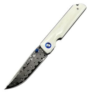Nóż damasceński damasceński steel składany nóż VG10 high hardness portable składany nóż