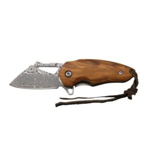 Nóż damasceński damasceński steel mini sharp pocket nóż high hardness outdoor portable with hand-held meat