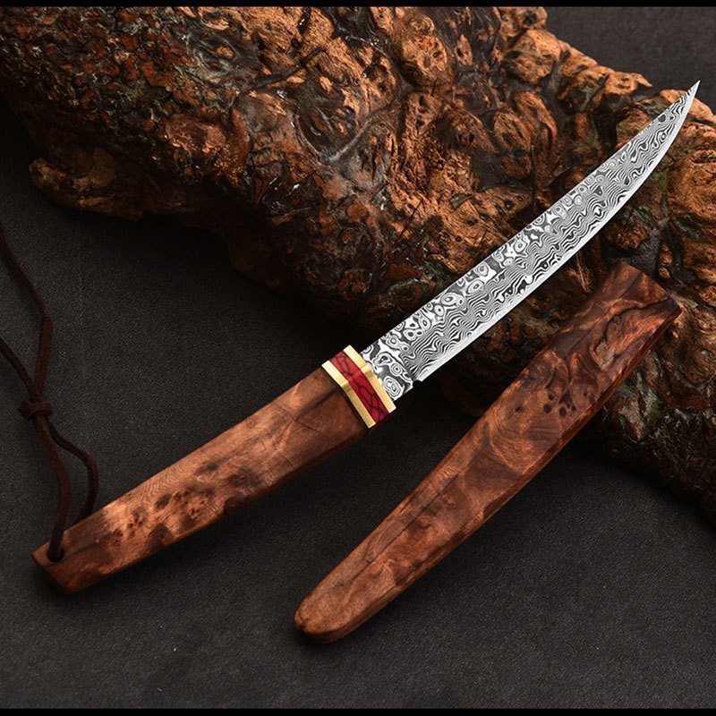 O1CN01W37Nms1npFtjhNPid_2212339805138-0-cib.jpg Nóż damasceński Double Dragon damasceński kieszonkowy Nóż with Wooden Handle