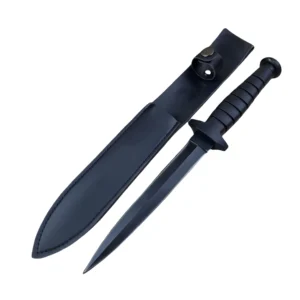 Nóż Rambo outdoorowy high hardness camping small straight nóż with pu leather case