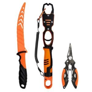 Narzędzie kempingowe wędkarski nóż combination multifunctional fish catcher aluminum alloy with scale fish control set