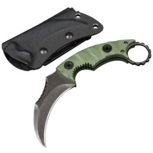Składany karambit Karambit Nóż kempingowy survivalowy outdoorowy Nóż Self-Defense D2 Straight Nóż High Hardness taktyczny Nóż Integrated Claw Nóż
