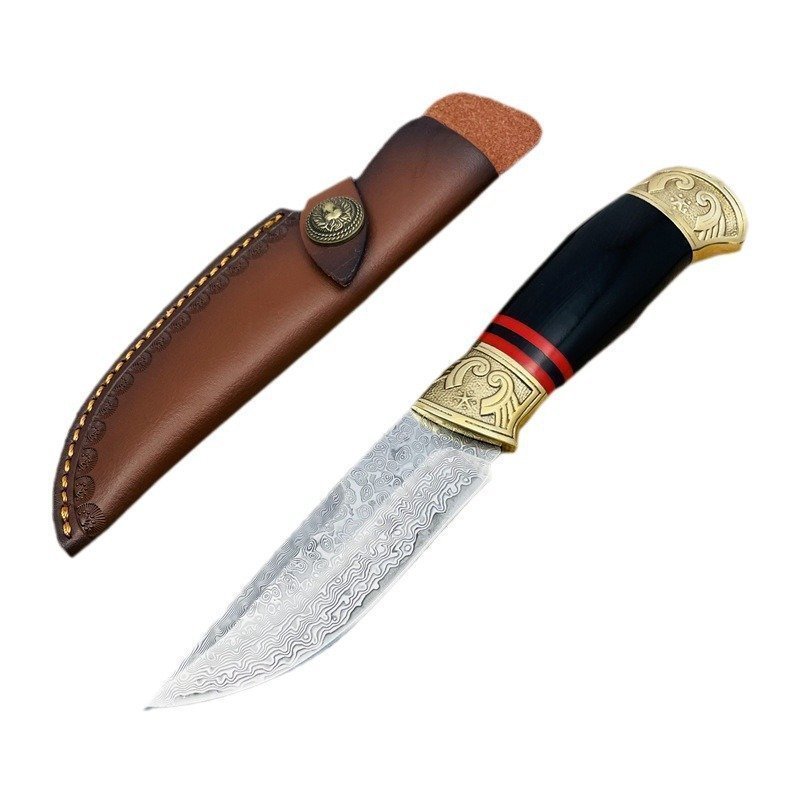 O1CN01j07Kp61uFiSYHkS0Z_2216013276008-0-cib.jpg Nóż damasceński Fenglin damasceński steel high hardness outdoor portable straight nóż wilderness survival nóż