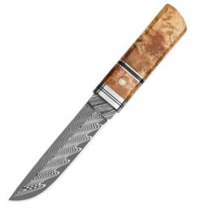 Nóż damasceński Thuja solid wood damasceński steel to nóż