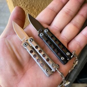 Nóż motylkowy Mini Butterfly Nóż keychain small balisong