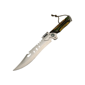 Nóż bushcraftowy Multi-Function survivalowy Nóż Wood Handle and Lanyard Design outdoorowy taktyczny Nóż