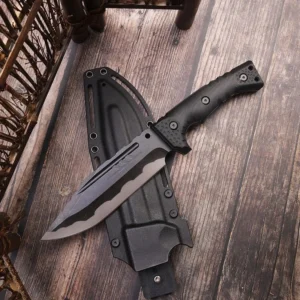 Nóż bushcraftowy kempingowy outdoor survival nóż portable nóż high hardness straight nóż sharp survival nóż integrated keel high hardness tactic…