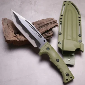 Nóż myśliwski kempingowy outdoor survival nóż portable nóż high hardness straight nóż sharp survival nóż integrated keel high hardness tactical…