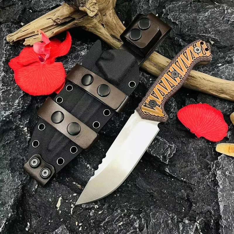 imgi_9_O1CN01p7hiu11EMON7OS57H_2215581890337-0-cib.webp Nóż ze stałą głownią outdoorowy forged survival nóż high hardness camping sharp portable nóż