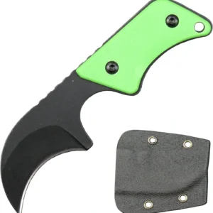 Nóż ze stałą głownią Neck Nóż G10 handle with kydex sheath EDC tool