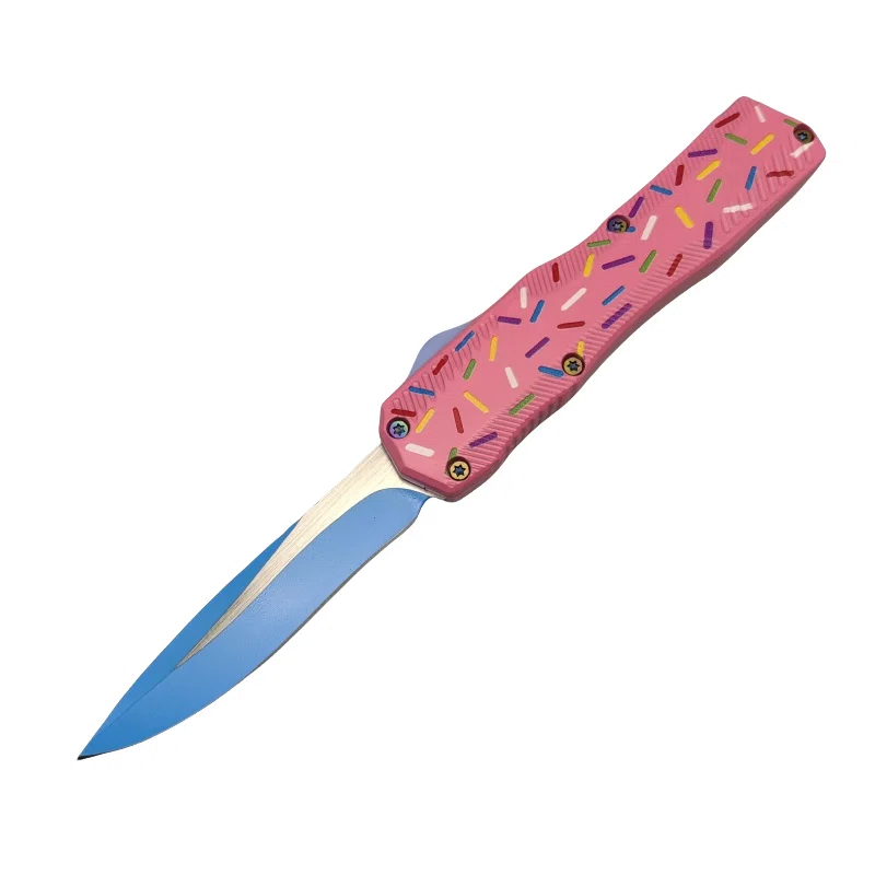 微信图片_20250428153139.webp Duży nóż OTF New Pink Donut Switchblade OTF Nóż