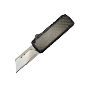 Nóż do kartonów Carbon Fiber Handle Box Cutter --balck