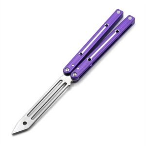 V4 Butterfly 6061 Aluminum Bright Slot Training Balisong Knife